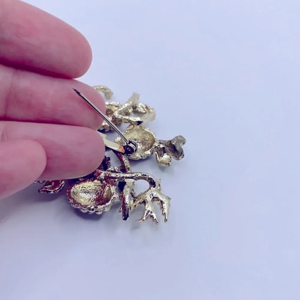 Vintage Fruit Brooch